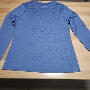 Unbound Merino Women's Long Sleeve Merino Crew Small Blue